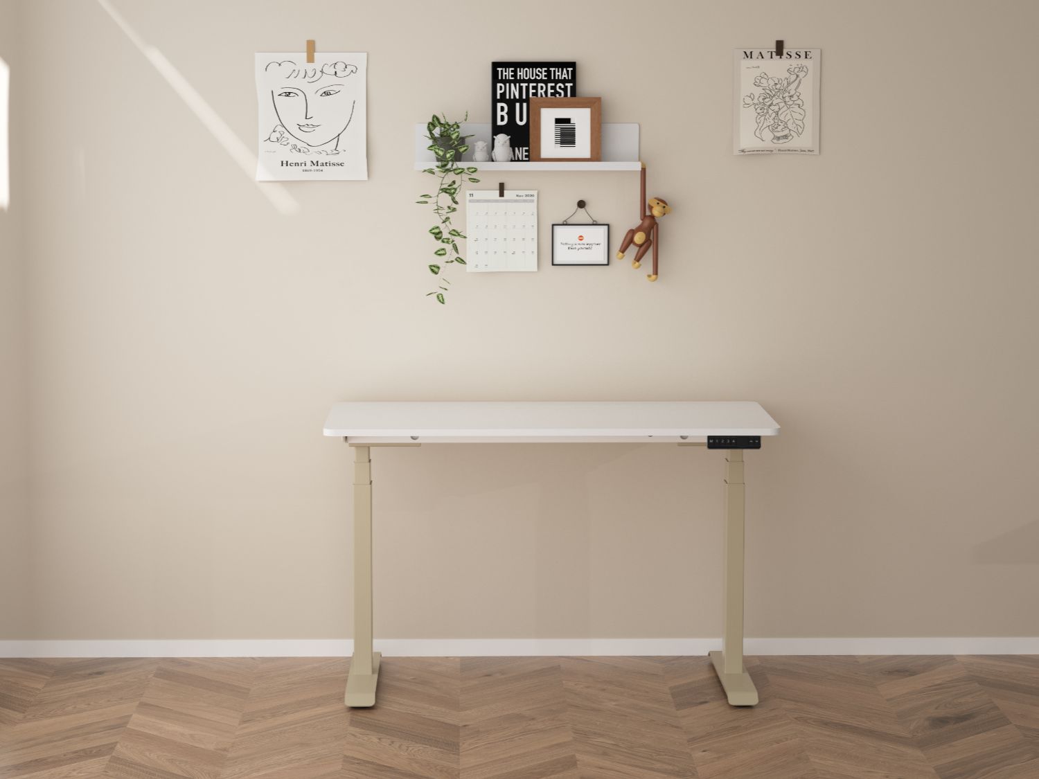 All-in-One Pack Quick-Assembly Dual-Motor Desk Frame