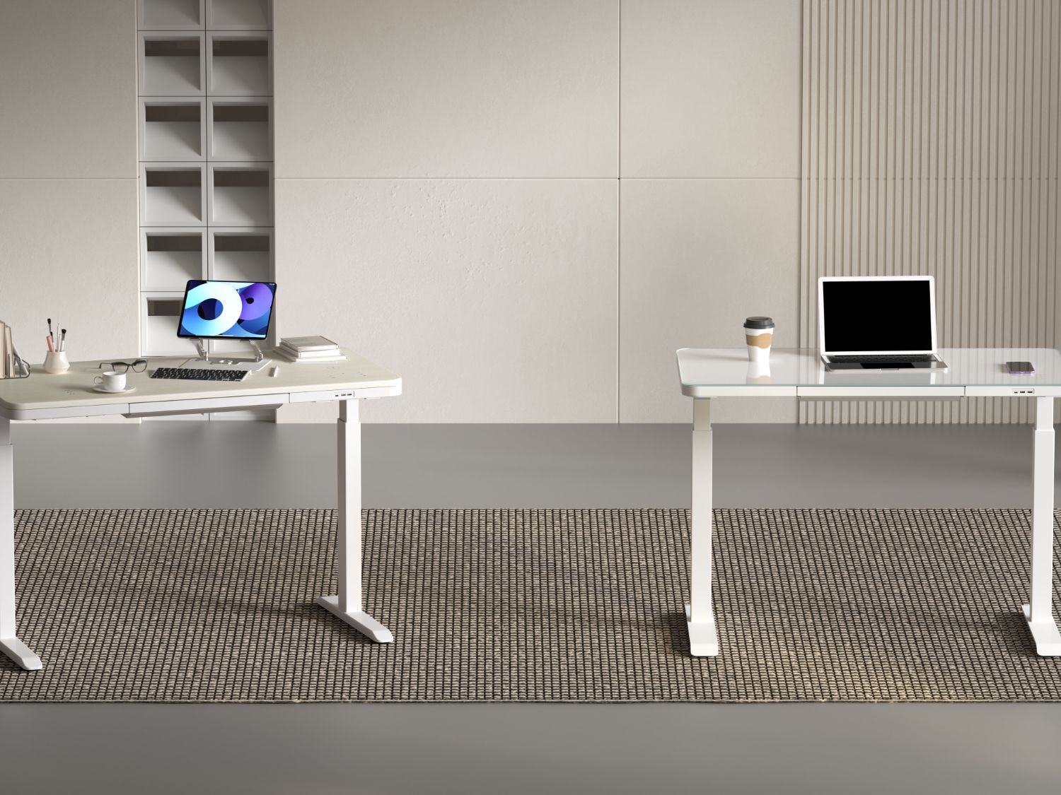 Multimedia Height Adjustable Desk