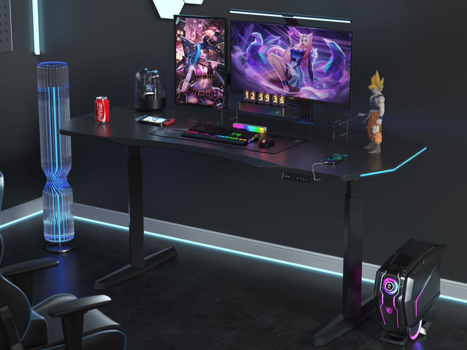 Prism Edge Gaming Desk
