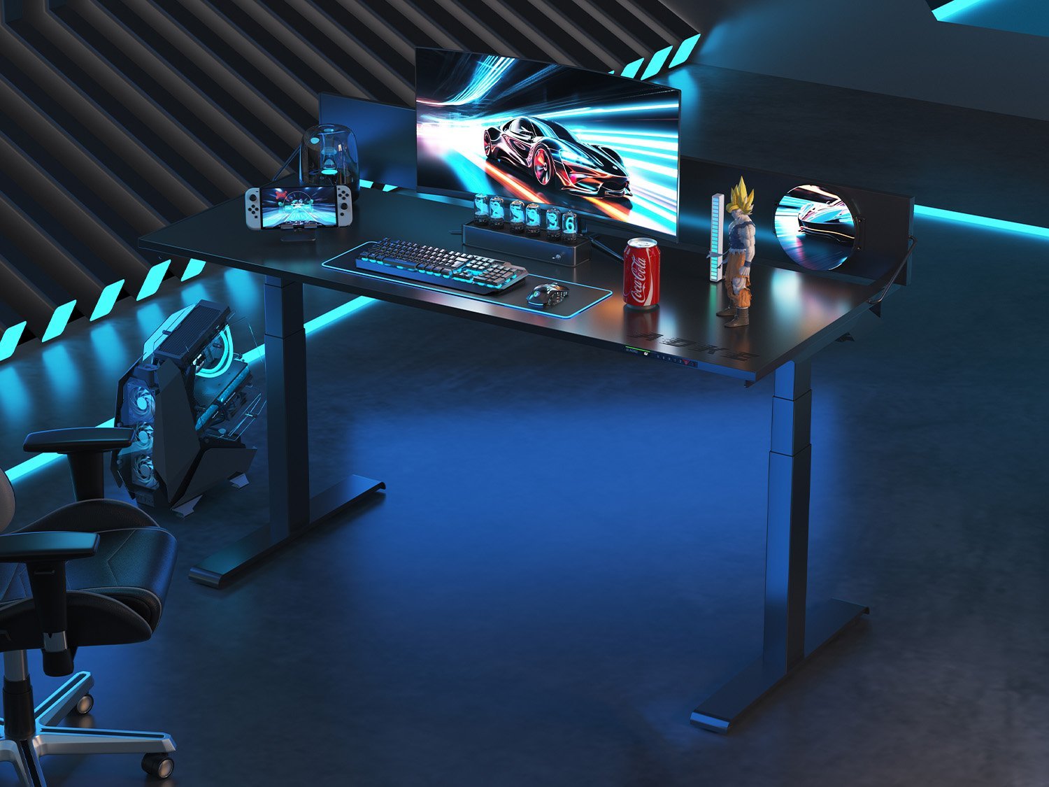 Cyber Realm Gaming Desk